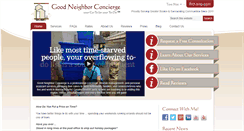 Desktop Screenshot of goodneighborconcierge.com